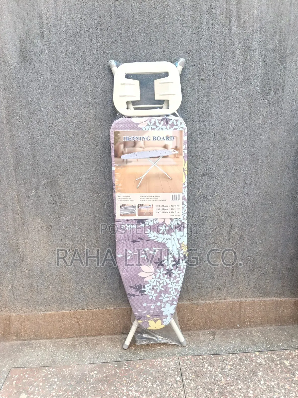 Metallic Foldable Ironing Board | Adjustable | 90x30cm
