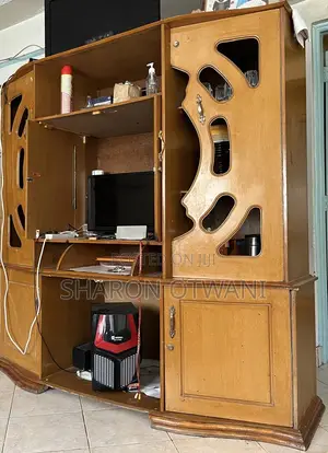2 Wooden Wall Unit Cabinets (Can Be Sold Separately)