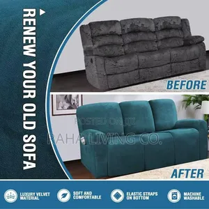 High Density Velvet Recliner Sofa Covers | 3 Colours