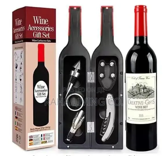 5pc Wine Opener Gift Set | Corkscrew Accessories