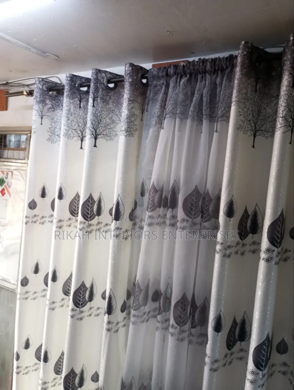 Black and White Curtains With Varieties of Patterns