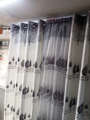 Black and White Curtains With Varieties of Patterns