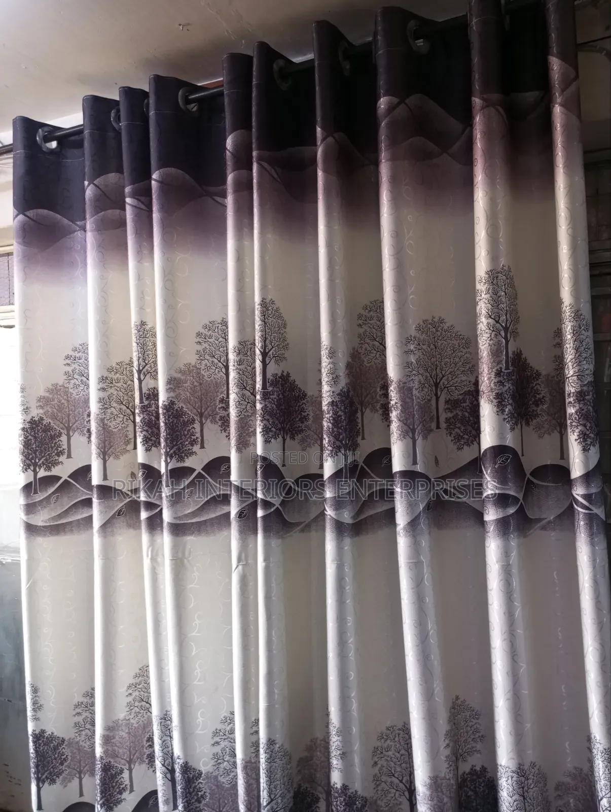 Black and White Curtains With Varieties of Patterns