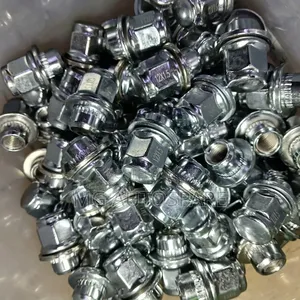 Wheel Chrome Nut With Washer Short