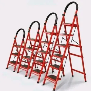 2-Step Aluminium Ladders (Red)