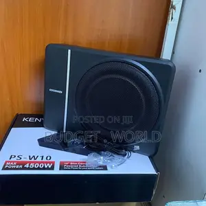Kenwood Ps W10 10-Inch Compact Car Bass Speaker With Built-in Amplifie