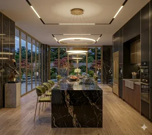 Dining Room, Ceiling Light, Modern and Simple, Designed