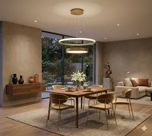 Led Iron Chandelier for Restaurant Dining Room