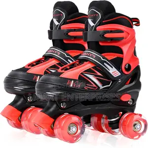 Roller Skates For Kids Boys Girls Toddler Beginner,Adjustable 4 Sizes
