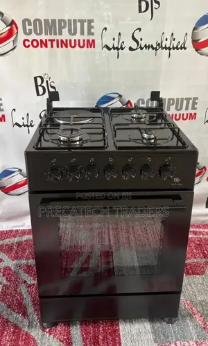 BJS 4 Gas Burner Cooker + Oven | Durable Stylish