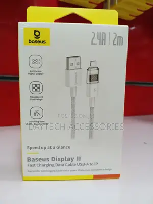 This Is a Baseus Display Ii Fast Charging Cable (Usb-a to Lightning)