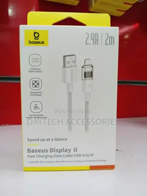 Baseus Display Ii Fast Charging Data Cable With a Usb-a to Lightning