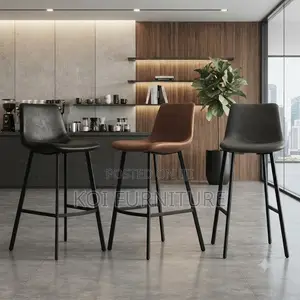 Barstools; Non Rotating Home Kitchen and Living Room Barstools