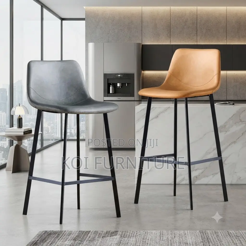 Barstools; Non Rotating Home Kitchen and Living Room Barstools
