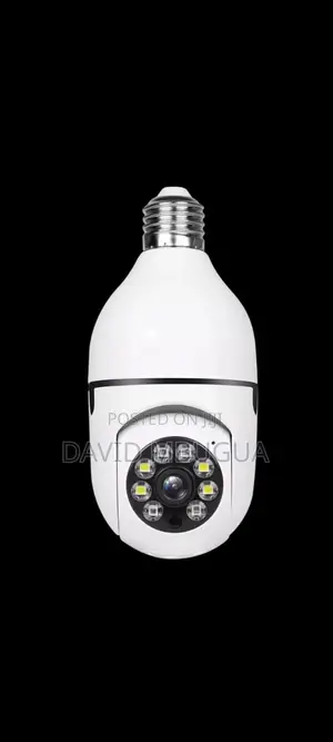 Bulb Security Camera With Remote Pan Tilt Zoom Function