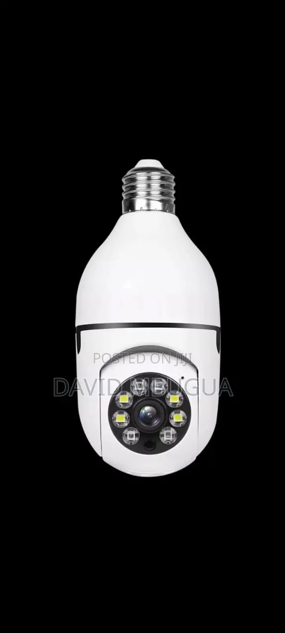 Bulb Security Camera With Remote Pan Tilt Zoom Function