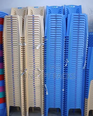 Plastic Kenpoly Armless Chairs.