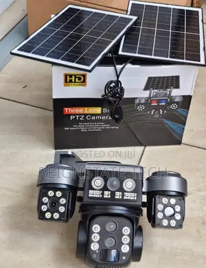 Solar Powered 3lens Simcard Triple Lens Camera