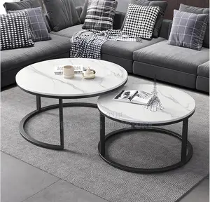 Elegant Marble Modern Coffee Table