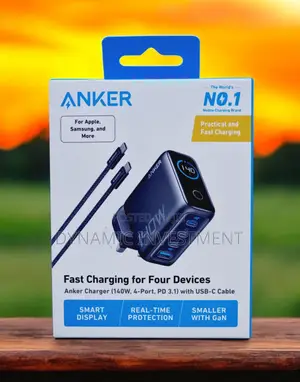 Anker 140w Usb C Gan Phone Charger Advanced Gan for Macbook and Laptop