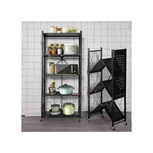 *Big Size Foldable Kitchen Rack With Wheels* 4tier