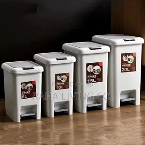 Modern Dual Open Pedal Dustbin | 10l to 30l | 4 Sizes