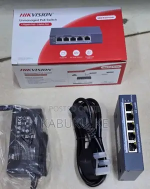 Brabd New Hikvision Ds-3e0505p-E/M 4-Port Gigabit Poe Unmanaged Switch