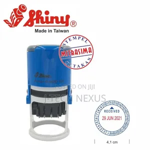 Time and Date Self Inking Stamp