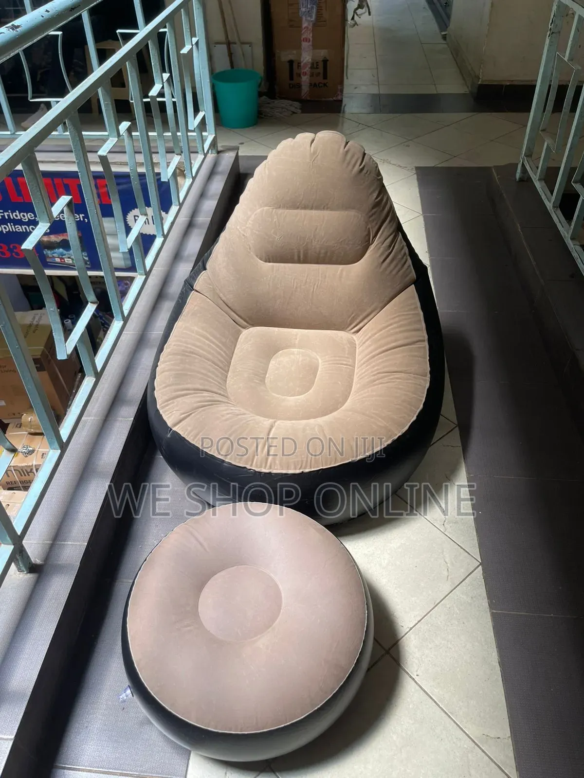 Inflatable Seat With Foot Rest