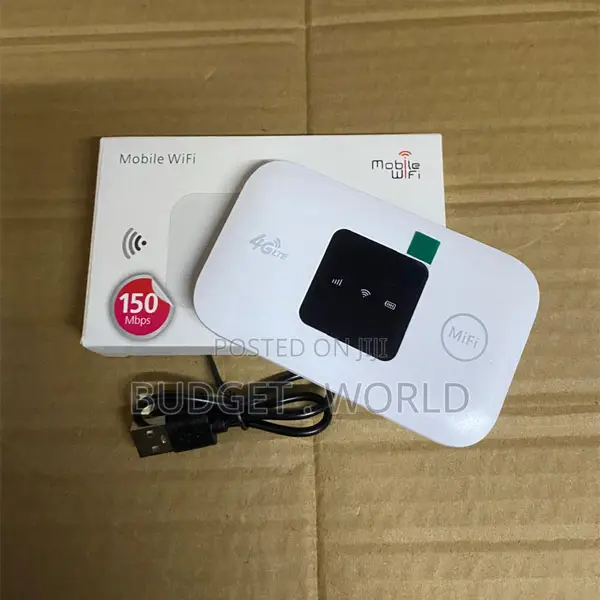 Compact 4g Lte Portable Router – Universal Pocket Wifi for Work, Study
