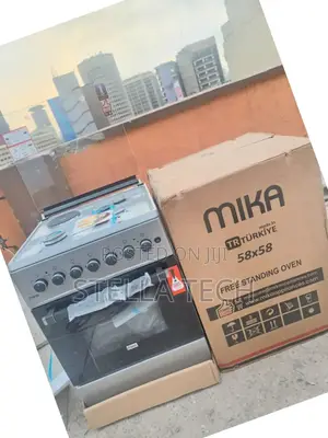 Silver Mika Standing Cooker 58 X 58 3 Gas