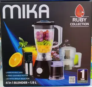 Mika Series Mika Blender, 1.5l, 4 in 1