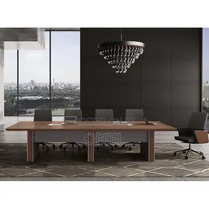 Office Boardroom Table : 3.8m Large Conference Office Table