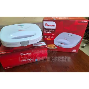 *Ramtons Sandwich Maker 2slice White Rm479