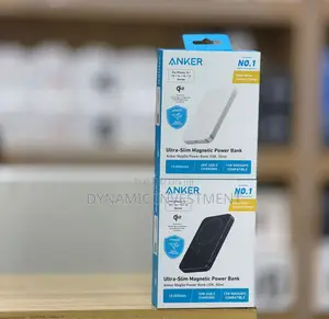 Anker Power Bank Slim 10,000mah Magnetic Battery Pack Qi2 Certified