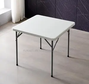Modern White Foldable Dining Table