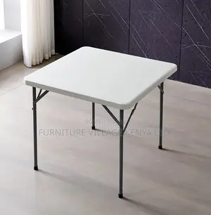 Modern White Foldable Dining Table