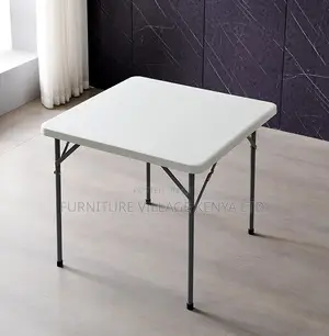 Modern White Foldable Dining Table