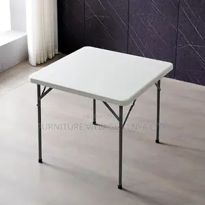 Modern White Foldable Dining Table