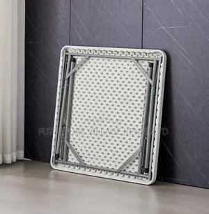 Modern White Foldable Dining Table