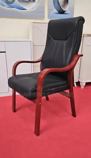 Executive Office Leather Visitor's Chair