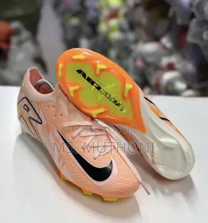 Orange/ Black Air Zoom" Soccet Cleats in Orange Size 40-45