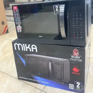 Mika Microwave Oven, 25l, Digital, With Grill (Combi), Black