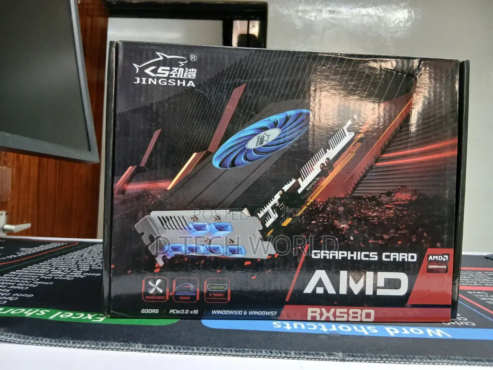 Amd Rx580 Graphics Card 8gb Gddr5