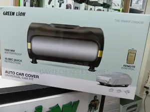 This Is a Green Lion Auto Car Cover.