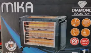 Mika Mh302 - 2 Way Quartz Heater, 2000w - Grey