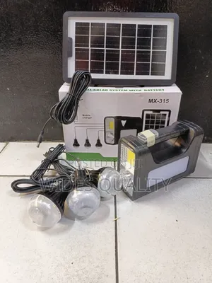 Portable Home Solar Lighting System and Bulbs