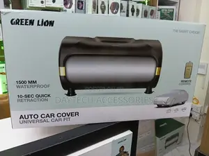 Green Lion Universal Auto Car Cover With Remote Control.