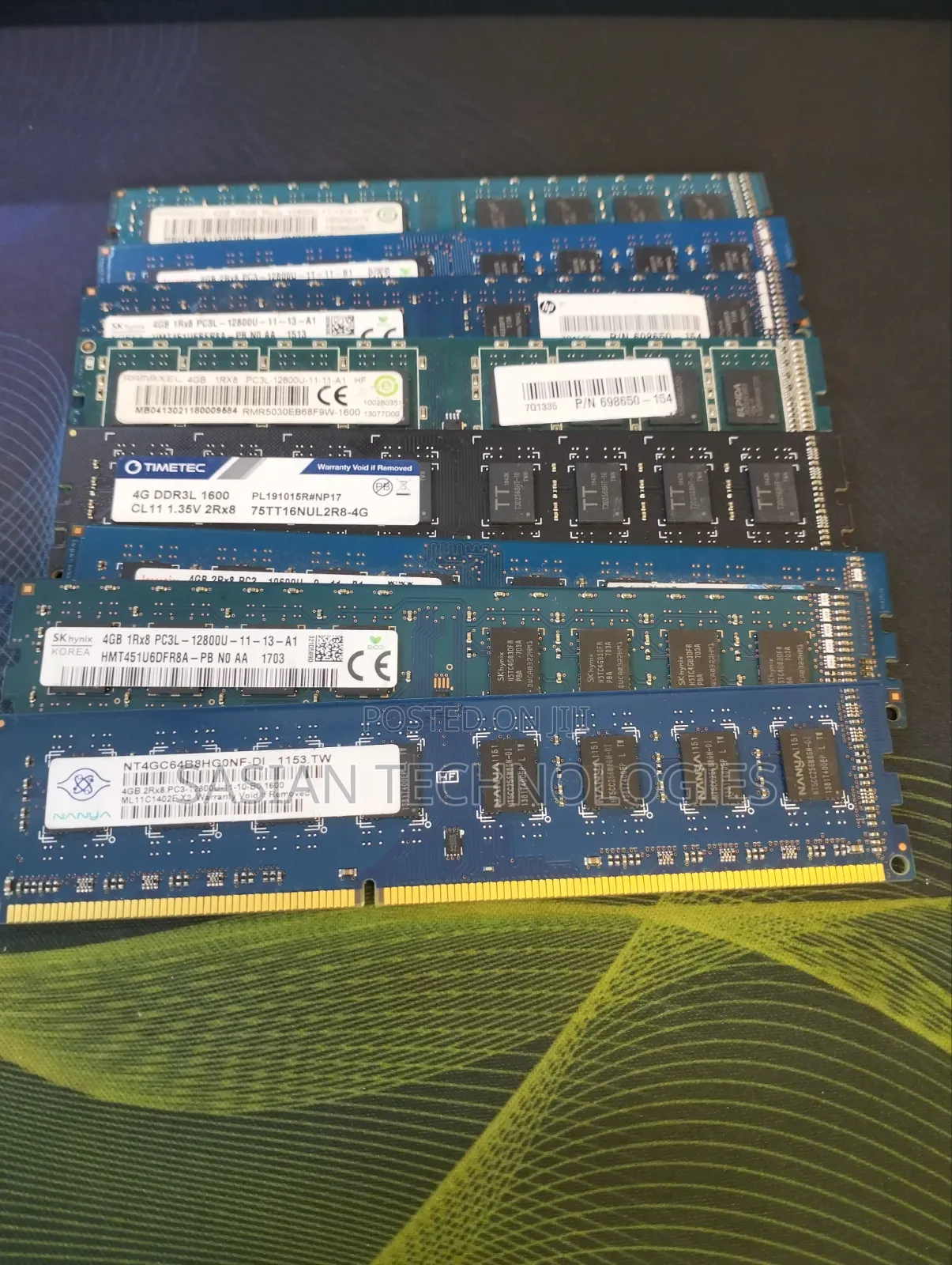 4gb Pc3l and Pc3 Desktop Rams