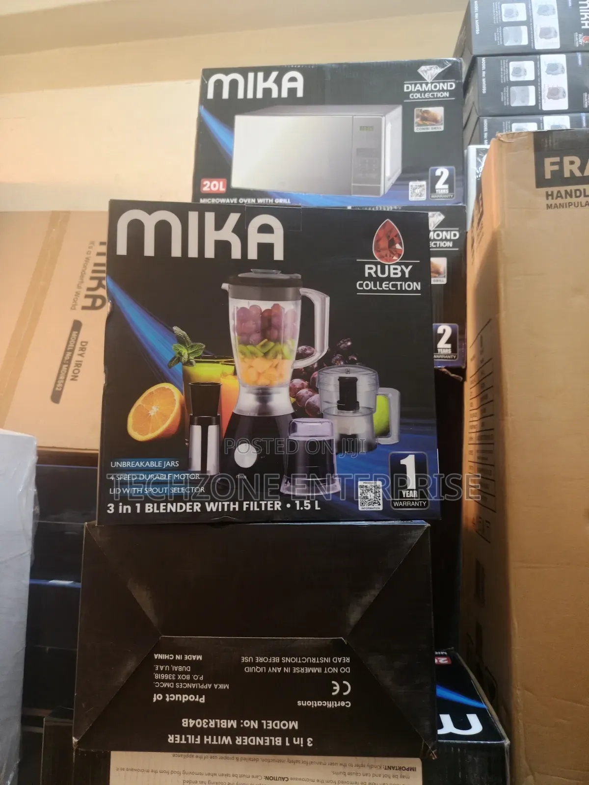 Mika Blender 4 in 1 With 400 Watts 